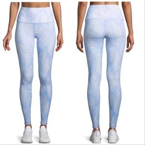 Spiritual Gangster Blue and White Leggings